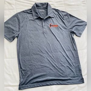 Hammer Bowling polo shirt size Large. Color: medium grey